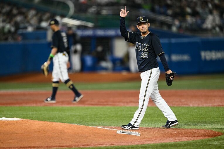 オリックス比嘉幹貴　©︎Naoya Sanuki