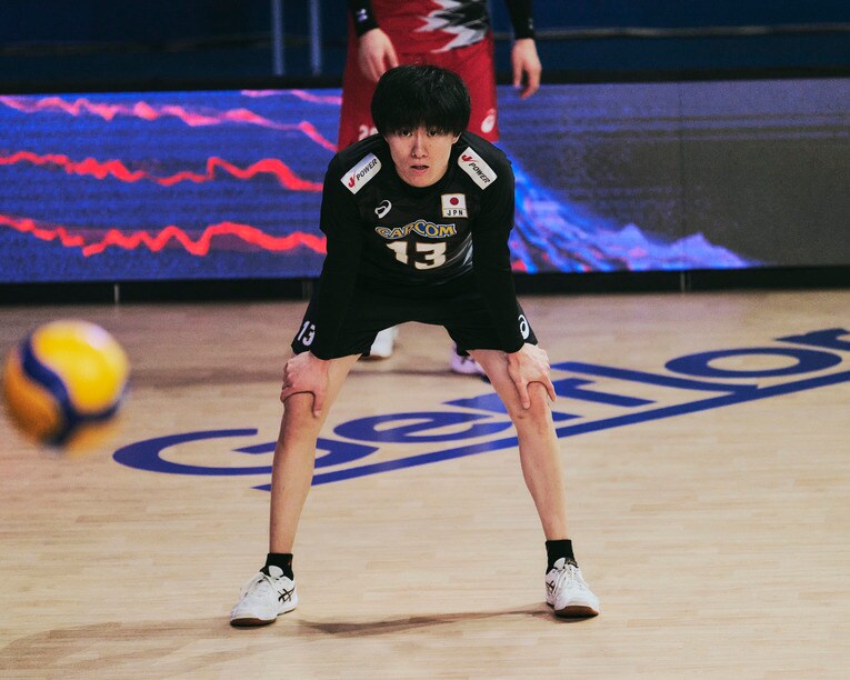 小川智大（VNLポーランド戦）　©︎Yuki Suenaga