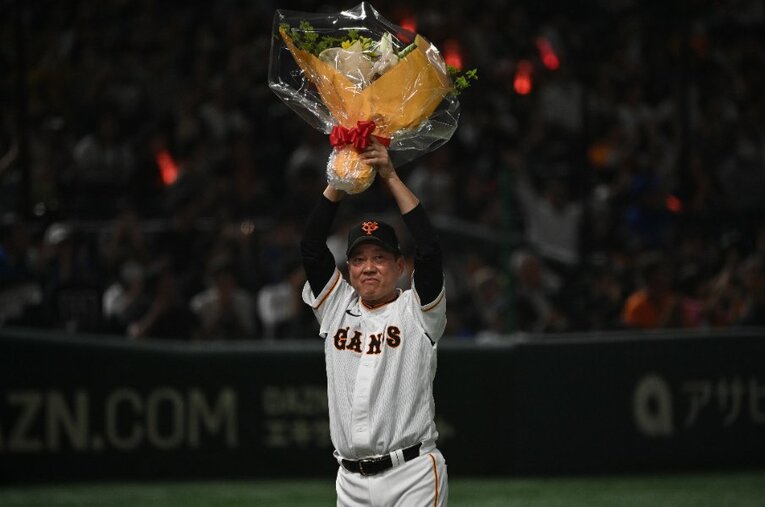 巨人軍を率いて累計17年、9度のリーグ優勝と3度の日本一に導いた原辰徳監督。今季限りで退任することを決めた ／ photograph by Naoya Sanuki