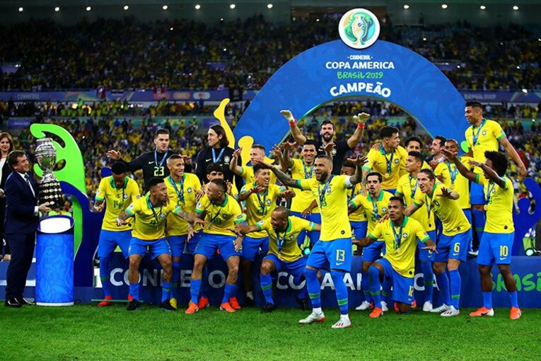 ネイマール抜きで優勝した2019年のコパ・アメリカ(c)Getty Images
