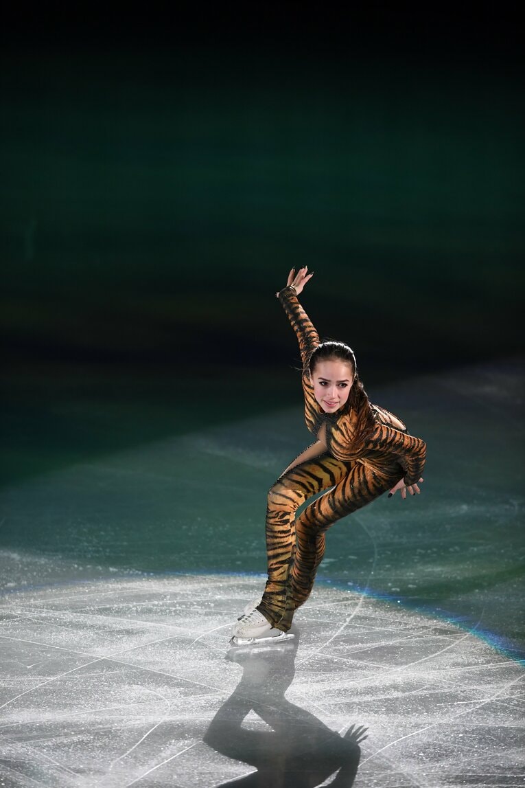 平昌五輪金メダリストのザギトワ　©Asami Enomoto/JMPA