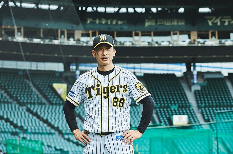 2019年シーズンから阪神を率いる矢野燿大監督（52歳） ／ photograph by Hiroshi Nakamura