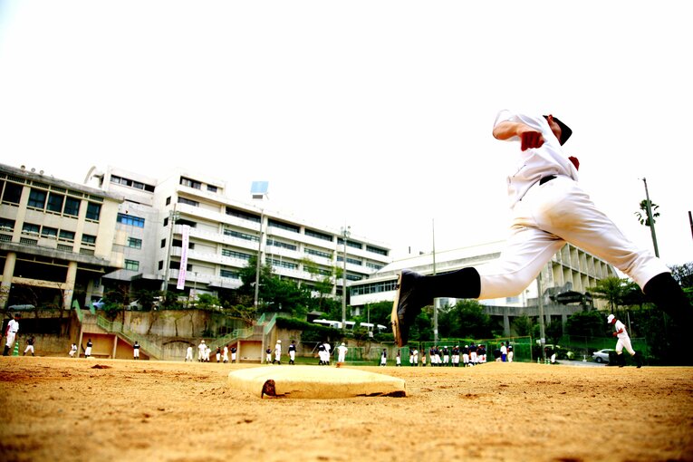 東浜在籍時の沖縄尚学・練習風景　©Tamon Matsuzono
