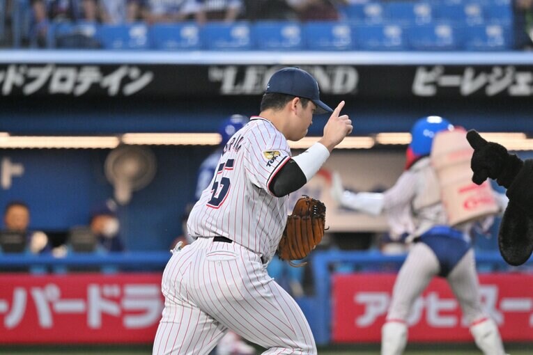 50号がかかった試合に臨むヤクルト・村上宗隆　©Hideki Sugiyama