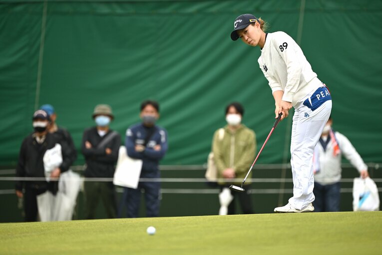 終わってみれば4位タイまで食い込んだ上田桃子　©Atsushi Tomura/Getty Images