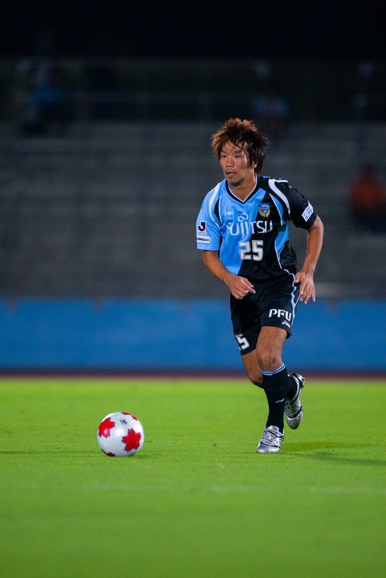 プロ3年目の2010年、天皇杯2回戦で鹿屋体育大学と対戦　©KAWASAKI FRONTALE