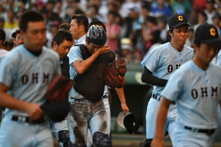 18年夏の甲子園。対金足農戦　©BUNGEISHUNJU