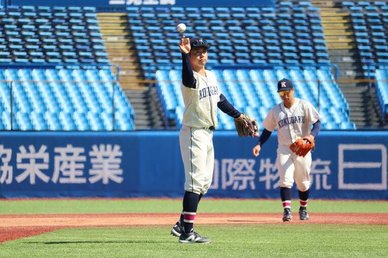 国学院大の主将を務める赤堀　©Genki Taguchi