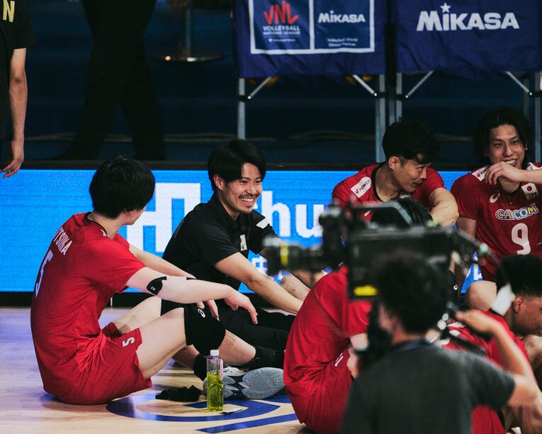 関田誠大（VNLポーランド戦）　©︎Yuki Suenaga