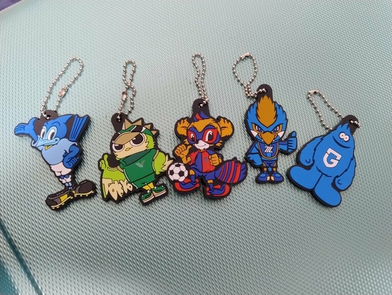 マスコットキーホルダーもゲット！　※本人提供