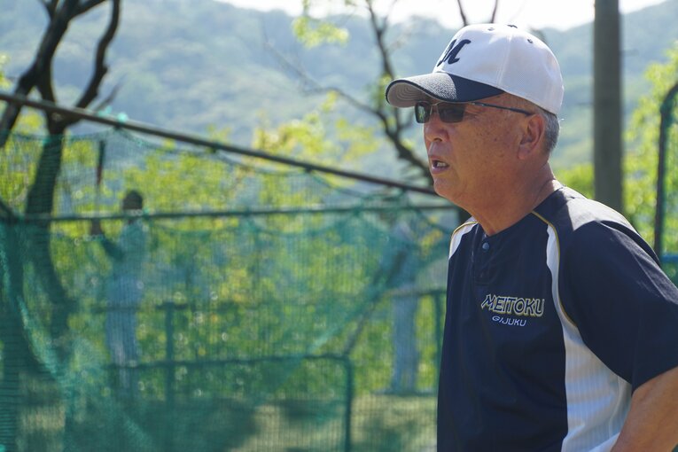 高知県須崎市の山奥にある明徳義塾の練習場　©Kei Nakamura