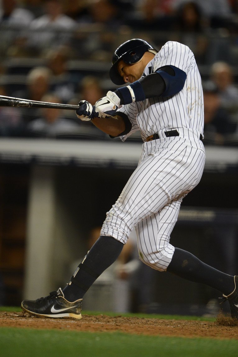 ヤンキース時代のアレックス・ロドリゲス　打撃フォーム連続写真1     (C)Naoya Sanuki