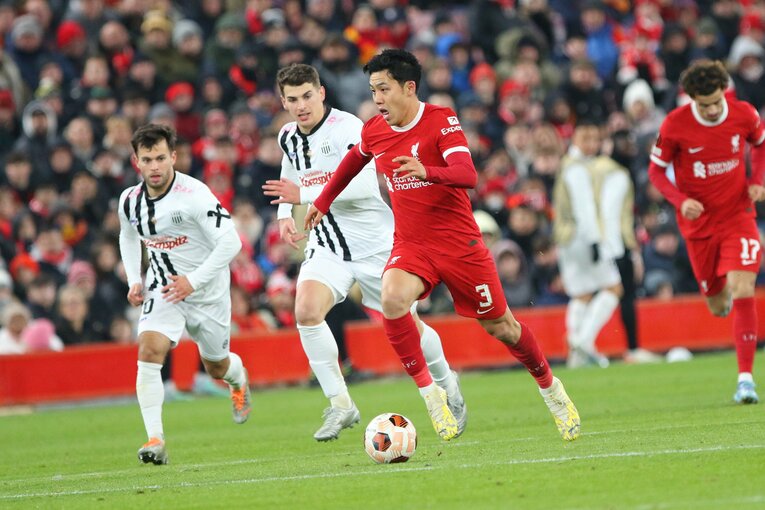 2023年12月、ヨーロッパリーグLASK戦　©︎Getty Images