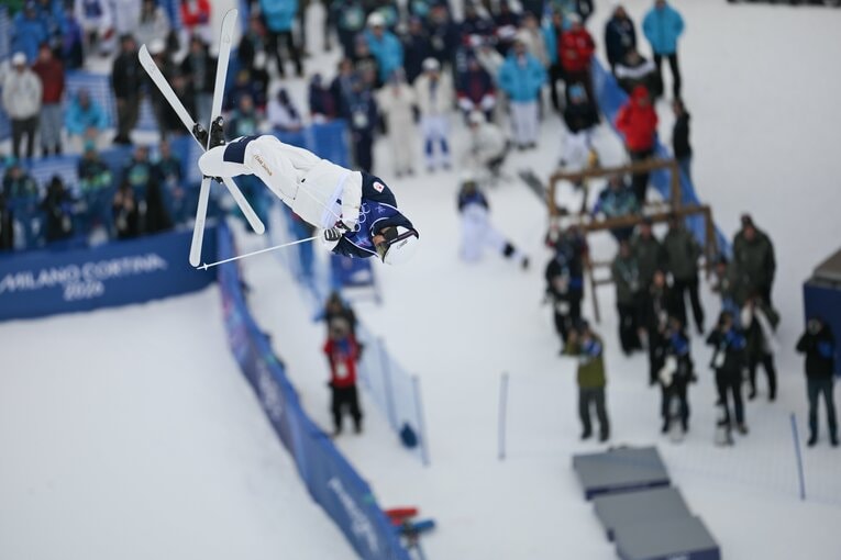 2026年ミラノ・コルティナ五輪フリースタイルスキー男子モーグル決勝・堀島行真　©︎Nanae Suzuki/JMPA