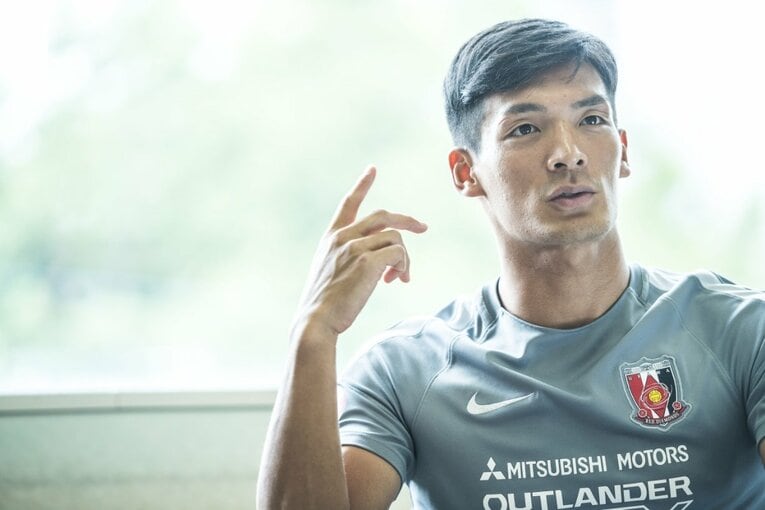 浦和での槙野 ©Sports Graphic Number