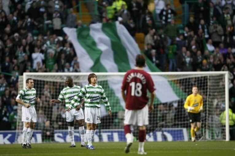 セルティック時代の中村俊輔　©Sports Graphic Number