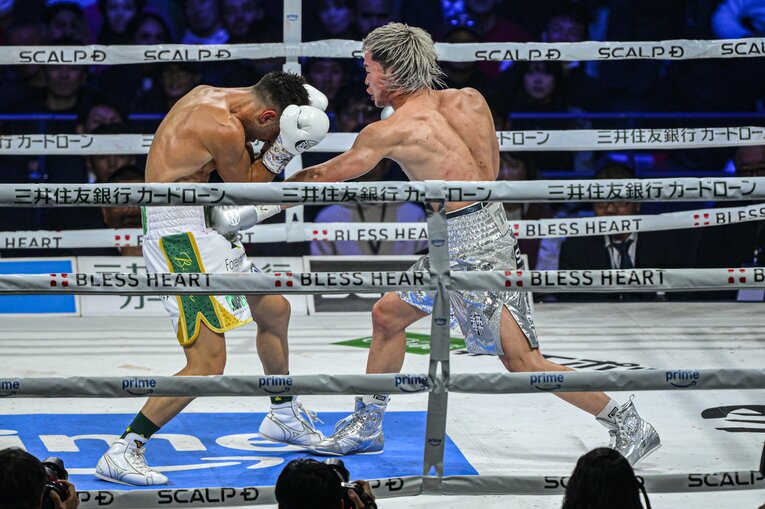 那須川天心vs.ジェーソン・モロニー。2月24日、有明アリーナ　©Takuya Sugiyama