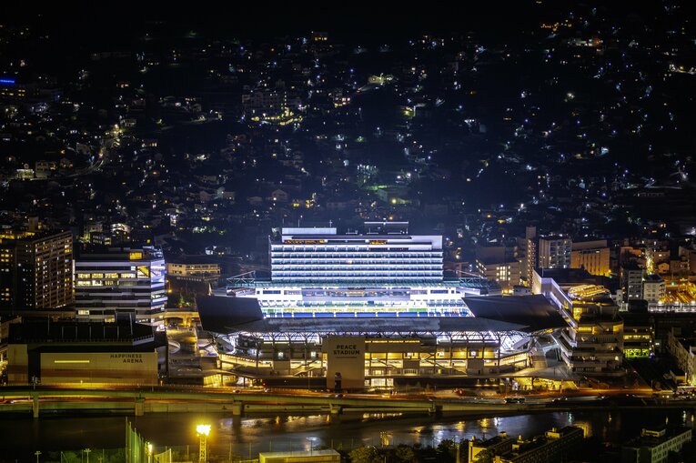 V・ファーレン長崎のスタジアム周辺遠景　©Takuya Sugiyama
