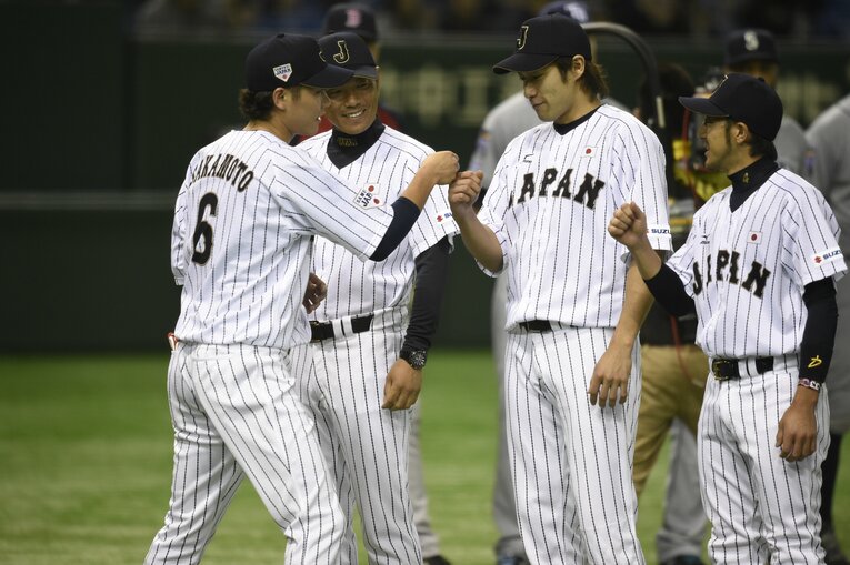 2014年の日米野球　©BUNGEISHUNJU