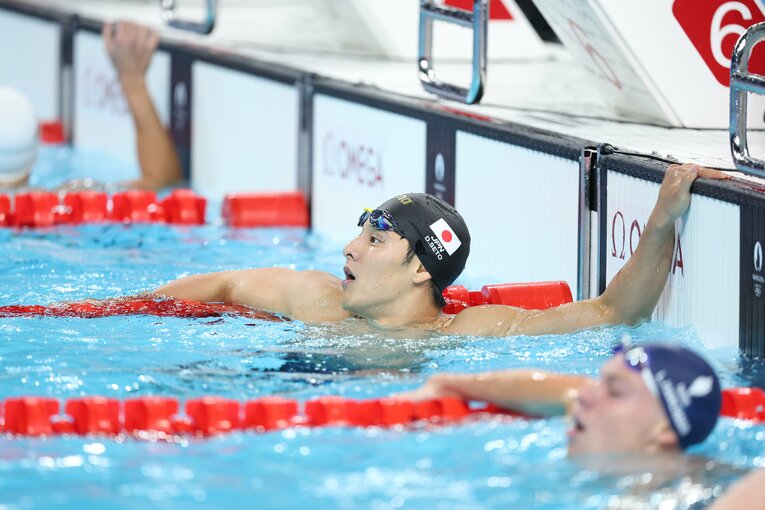 400ｍ個人メドレーで7位に入った瀬戸。序盤は王者・マルシャンを猛追するなど200ｍに期待を抱かせる泳ぎだった　©Ryosuke Menju/JMPA