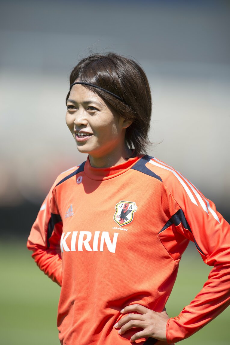 ロンドン五輪前の安藤梢（30歳）©Asami Enomoto