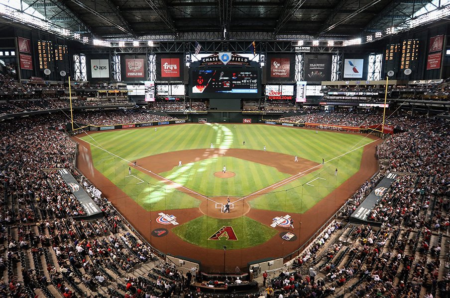 アリゾナと無観客試合。MLB、エキシビションでも心を癒す。<Number Web> photograph by Getty Images