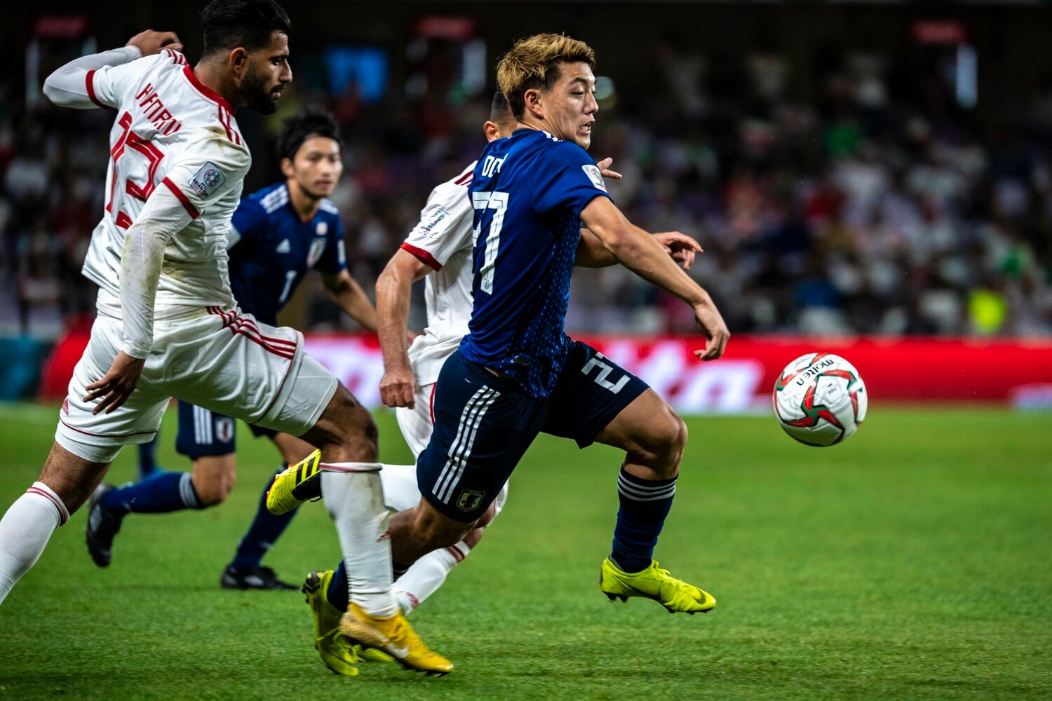 2019年アジア杯の堂安　©Takuya Sugiyama