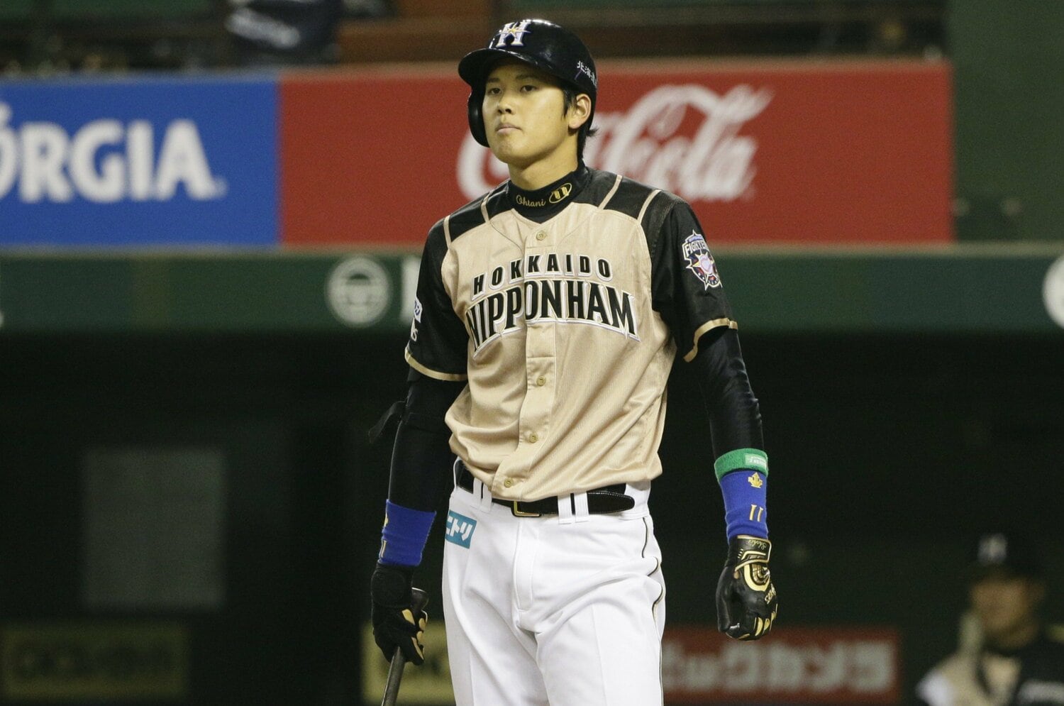 2013年4月のデビュー戦での大谷。現在と比べると線の細さが際立つ　©BUNGEISHUNJU