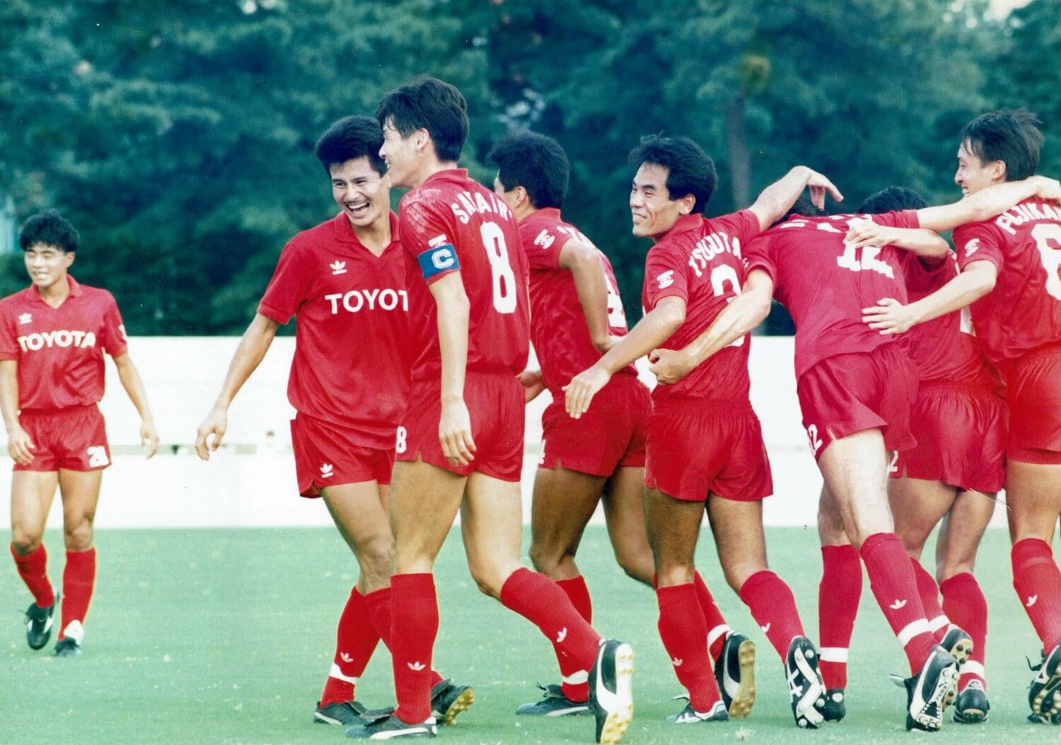 トヨタ時代の平澤。Jリーグが開幕する2年前、1991年秋にチームを離れた。その後、名古屋、清水から声がかかる