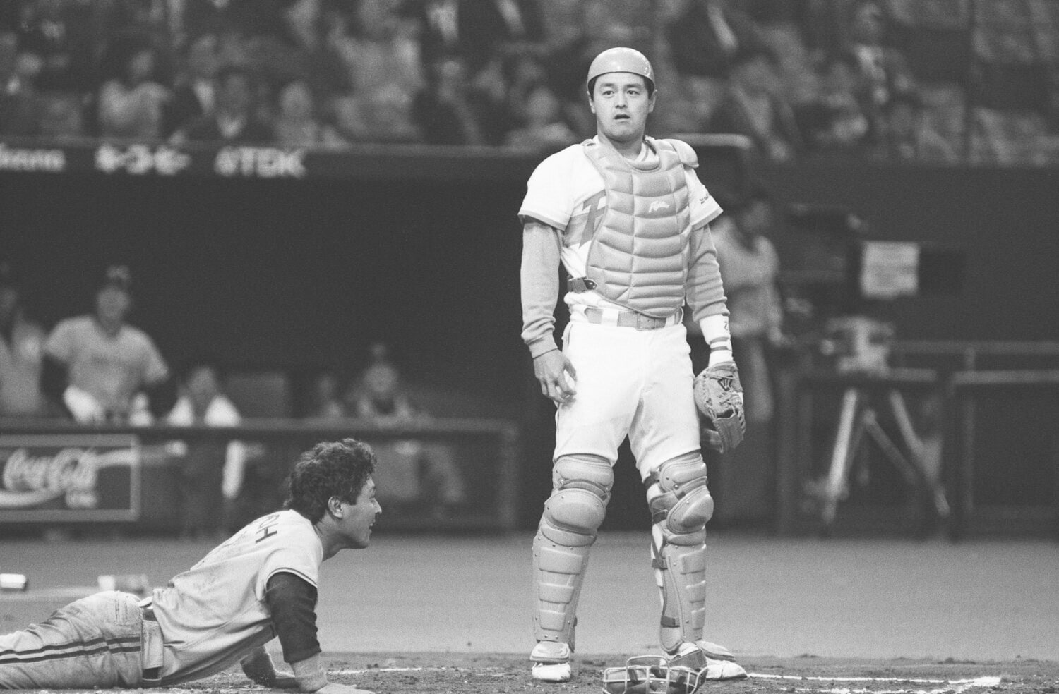 1992年日本ハム時代の田村藤夫　©︎JIJI PRESS