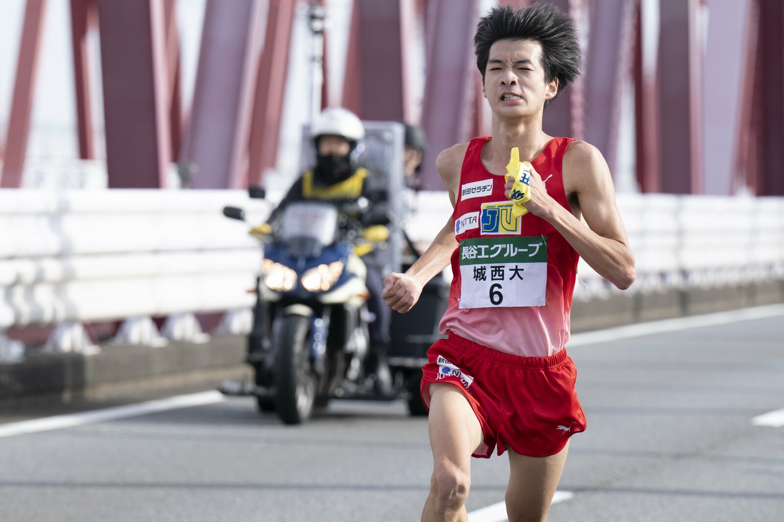 全日本大学駅伝で2区を任された小林©️Tadashi Hosoda