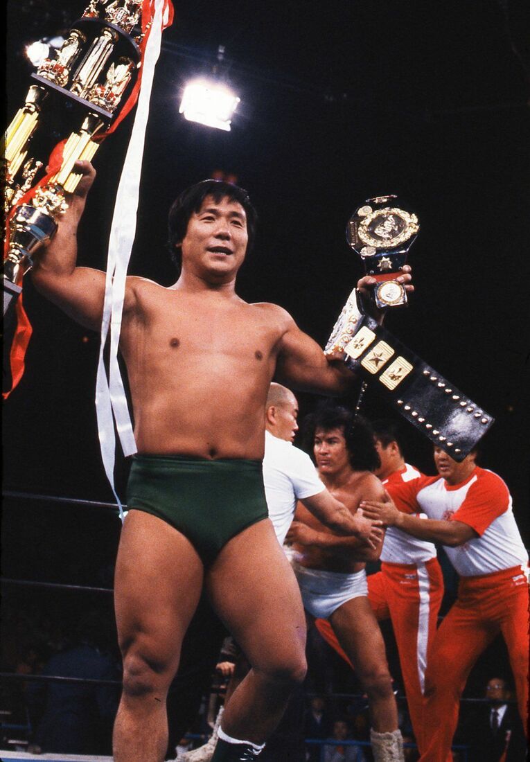 新日本プロレス時代のグラン浜田　©AFLO