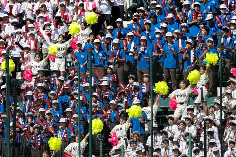 大阪桐蔭はブラスバンドも強豪として知られる　©Shigeki Yamamoto