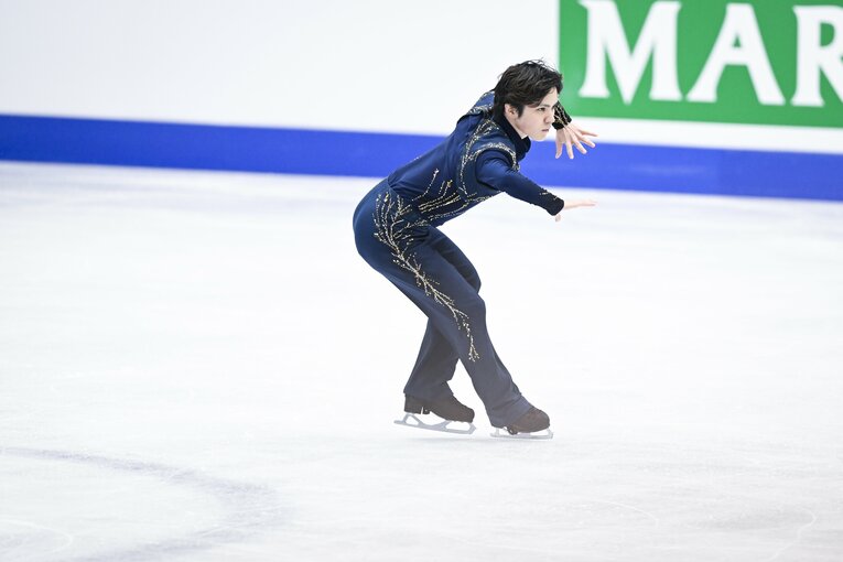 2022年世界選手権で優勝した宇野昌磨　©︎Asami Enomoto