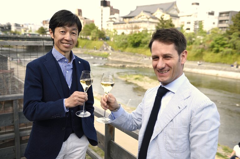 デムーロとの対談シーン　ⒸNaoya Sanuki