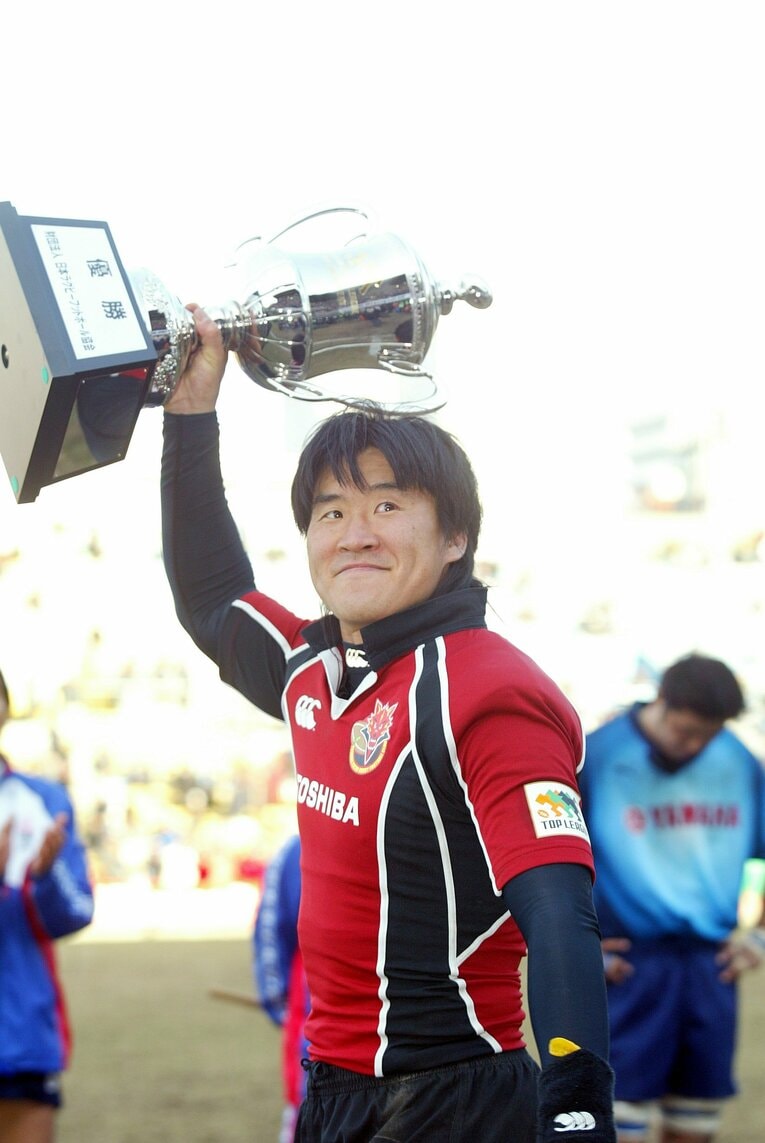 東芝では幾多のリーグ優勝に貢献した松田努　©︎Ryuichi Kawakubo/AFLO