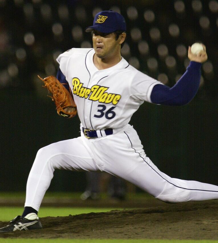 オリックスで2年間プレー。のち2002年秋に現役を引退した ©JIJI PRESS