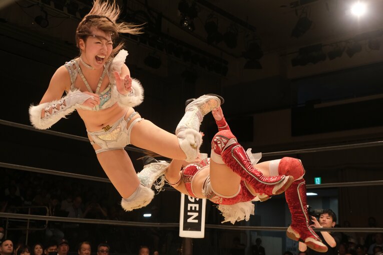 マリーゴールドの女子プロレスラー・桜井麻衣　©Norihiro Hashimoto