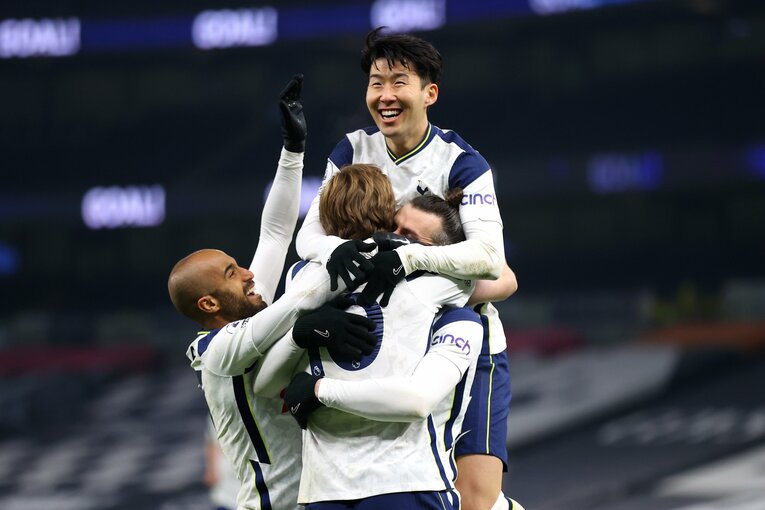 プレミアリーグで好調なプレーを続けているソン・フンミン　©︎Getty Images