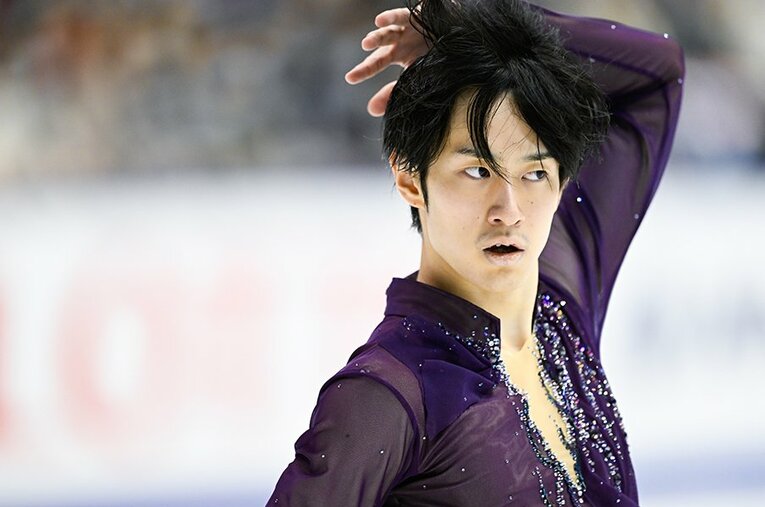 NHK杯での山本草太。グランプリファイナルでの活躍も期待される ／ photograph by Asami Enomoto