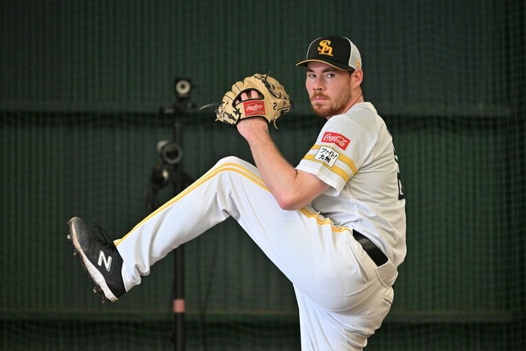 今春キャンプのスチュワート　©Hideki Sugiyama