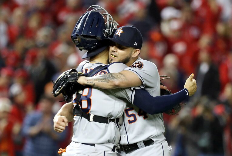 2019年ワールドシリーズでのオスナ　©Getty Images