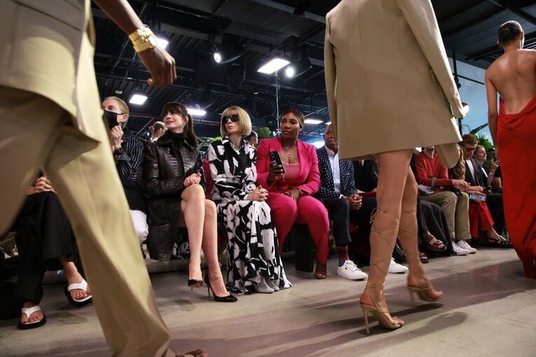 9月14日、マイケル・コースのランウェイショーに参加したセリーナ　©Getty Images