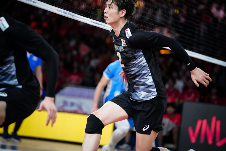 小野寺太志（VNLスロベニア戦）　©︎Volleyball World