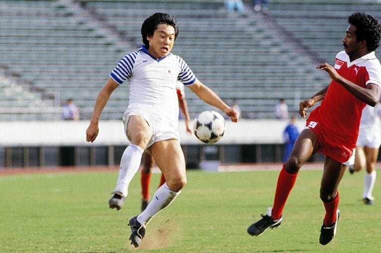 松木安太郎 ／ photograph by Shinichi Yamada/AFLO SPORT