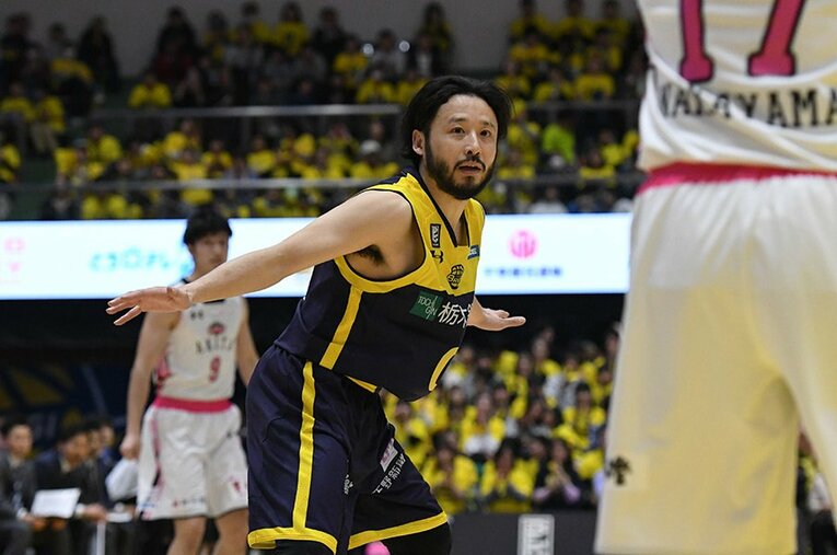 栃木ブレックスの田臥　©B.LEAGUE