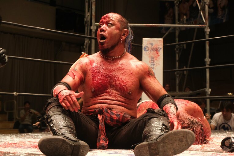 デスマッチのカリスマ・葛西純　©Norihiro Hashimoto