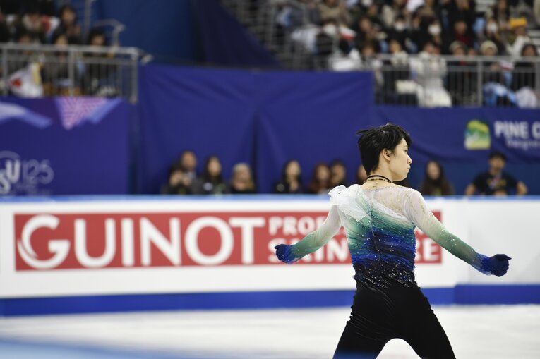 2017年2月、四大陸選手権のフリー　©Asami Enomoto