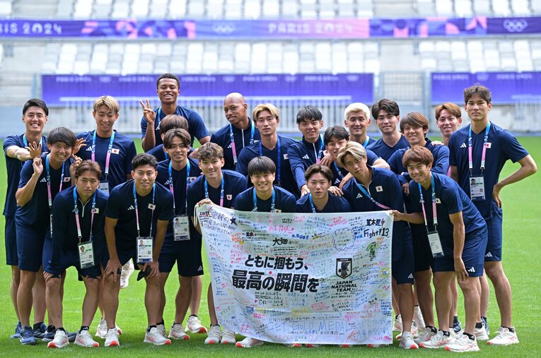 パリ世代で戦ってきたメンバーとともに大舞台に挑む　©Takuya Kaneko/JMPA