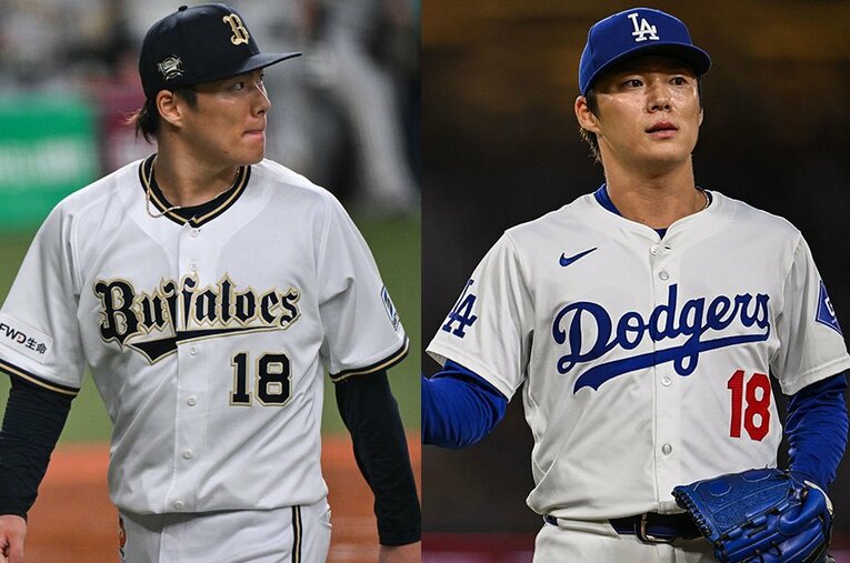 オリックスからドジャースに渡った山本由伸。日本の沢村賞とメジャーのサイ・ヤング賞にはどんな違いがあるのか ／ photograph by Nanae Suzuki